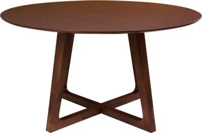 Image de House Collection Table de salle à manger Ø 137 cm Asgar Noyer