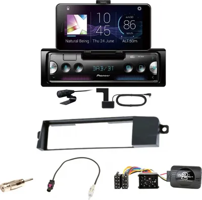 Produktbild von Pioneer SPH-20DAB Digitalradio Bluetooth AUX FLAC MP3 Einbauset für BMW 3er E46