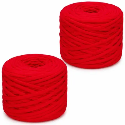 Image de Fil à tricoter pour maillot, 2x285g, couleur rouge chinois