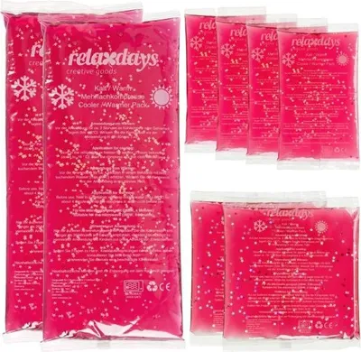 Immagine prodotto di Cuscinetti rinfrescanti rosa in un set da 8