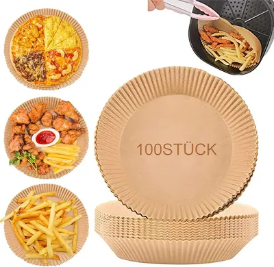 Produktbild von Lebensmittelqualität Spezial-Ölabsorptionspapier, geeignet für Airfryer und Backbleche, Haushalts-Silikon-Backpapier