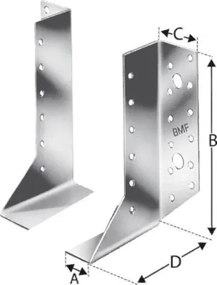 Produktbild von SST Balkenschuh 2-teilig SDE440/30
