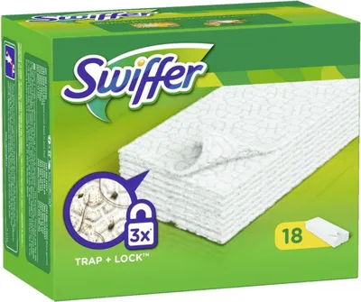 Obrázek produktu pro Swiffer hadr na podlahu suchý SW5353 sada náplní 18 ks/balení.