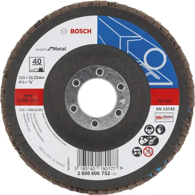 Immagine prodotto di Disco lamellare Bosch EfM, 115 mm, K40