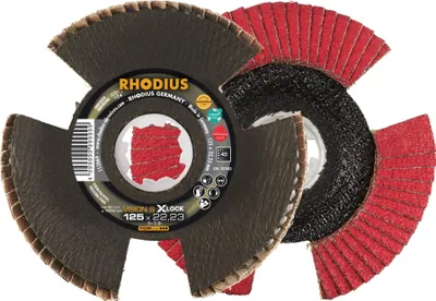 Immagine prodotto di Rhodius 211401 VISION SPEED X-LOCK Flap disc Stainless steel, Steel, Non-ferrous metal 10 pc(s)