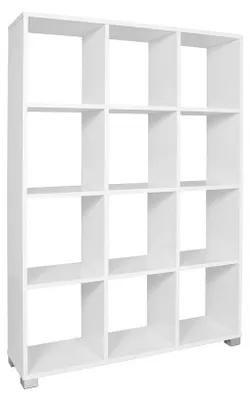 Immagine prodotto di Libreria Moderna Melaminico Ripiani Mobile Soggiorno Legno 90x24x131 cm.Colore:bianco