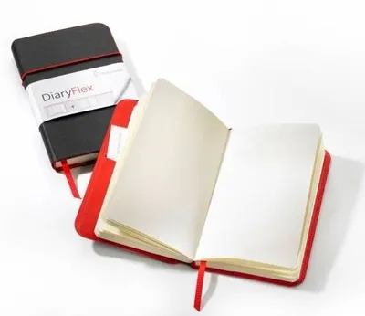 Produktbild von Hahnemühle DiaryFlex Refill - 100 g/m² - 11,5 x 19 cm - blanko - 80 Blatt - 160 Seiten