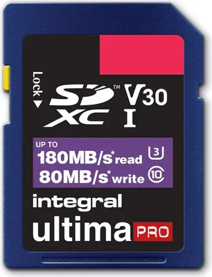 Image de INTEGRAL Cartes SDXC 512 Go UltimaPro Pro V30 UHS-I U3 180W/150R