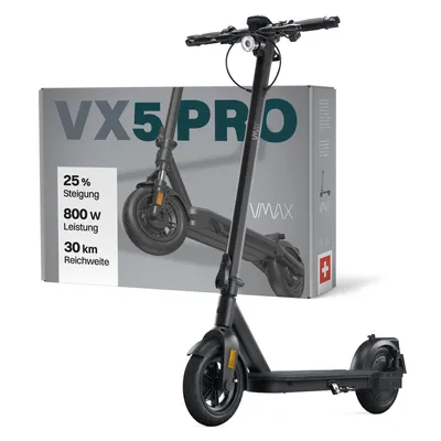 Produktbild von VMAX VX5 PRO ST E-Scooter, Elektroscooter ohne Blinker, 30 km Reichweite, für Kunden aus Österreich, Elektroroller