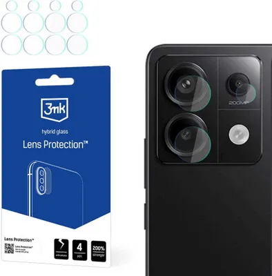 Produktbild von 3mk Lens Protection™ Kameraschutz für Redmi Note 13 Pro, 4 Stück.