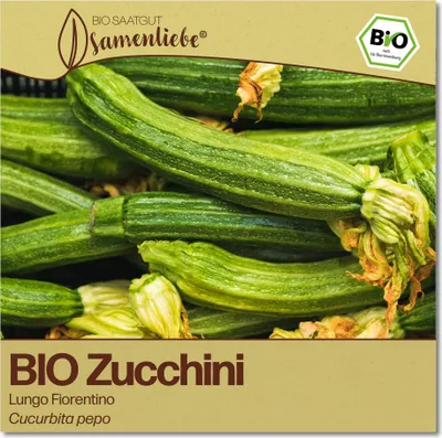 Produktbild von Zucchini Samen Lungo Fiorentino Gemüse-Samen Saatgut Zucchinisamen