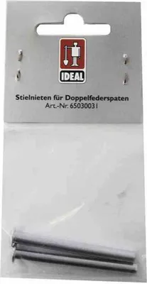 Image de IDEAL 650-30031 Rivets à tige SB pour bêche, galvanisés, argent (paquet de 2)