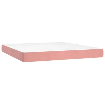 Immagine prodotto di vidaXL Materasso a molle insacchettate rosa 180x200x20 cm in velluto