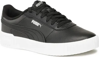 Produktbild von Puma Damen Schnürung Sneaker Leder Freizeitschuhe Carina 2.0 Schwarz 385849 05 Gr.41