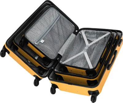 Zdjęcie produktu dla KST01 KESTREL, Komplet 3 walizek ABS+ (L,M,S) Wings, BLACK