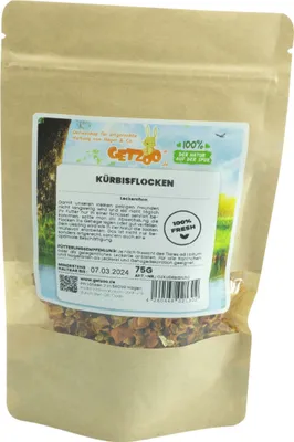 Produktbild von Getzoo Kürbisflocken 75g
