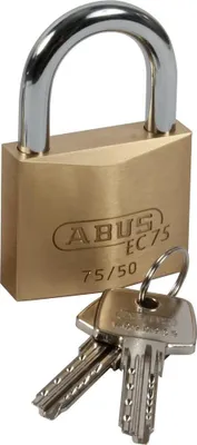 Produktbild von ABUS Zylindervorhangschloss 75/30 vs Schlosskörperbreite 30 mm, Messing verschiedenschließend