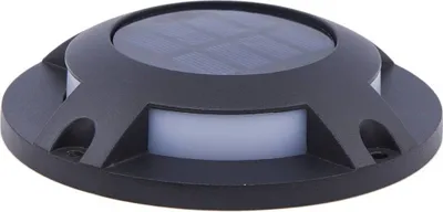 Produktbild von Prios LED-Solar-Bodenstrahler Selius, anthrazit, IP67