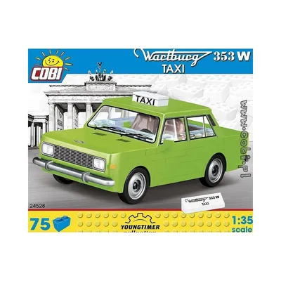 Produktbild von COBI-24528 - Wartburg 353W Taxi, Modell, 75 Teile, ab 6 Jahren