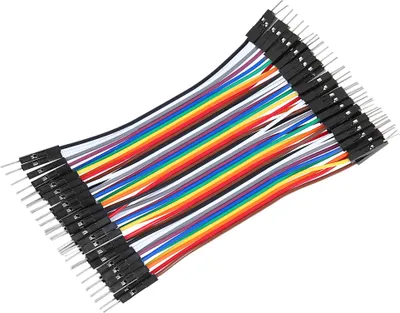 Obrázok produktu pre Skok drôtu, samec-samec Jumper kábel, Jumper kábel, 10 cm Jumper kábel, 2,54 mm Jump Wire