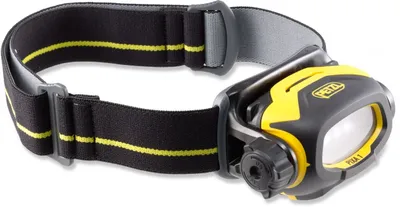 Produktbild von Petzl PIXA 1, Stirnband-Taschenlampe, Schwarz, Gelb, Drehregler, 1 m, IP67, 20 lm