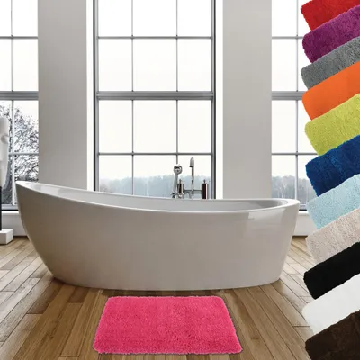 Productafbeelding van MSV 3700703948674, Fuchsia, Effen kleur, Rechthoekig, Microvezel, 50 x 70 cm