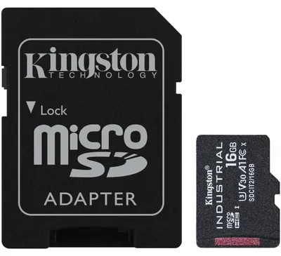 Immagine prodotto di Kingston Industrial - Scheda di memoria flash (adattatore microSDHC/SD incluso)