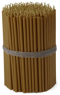 Produktbild von Stabkerzen 250x braun, dünn, 16cm, Paraffinwachs, Kerzen für Dekoration