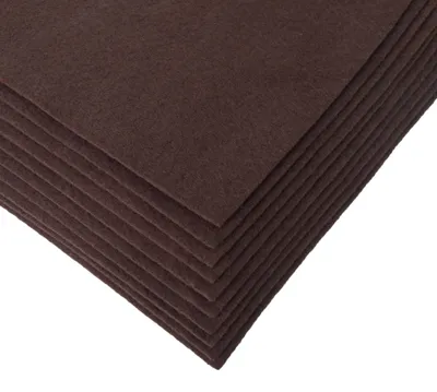 Produktbild von Bastelfilz Bögen 10er-Pack flex Filz A4, Stärke 1,5-2mm, Filzplatte, 50 Farben
