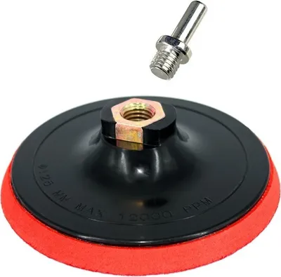 Produktbild von Polierteller 125 mm A109 Stützteller Klett Schleifteller für Winkelschleifer Flex Haftteller