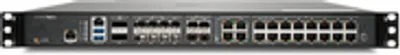 Zdjęcie produktu dla SonicWall NSA 6700, 36 Gbit/s, 20000 Mbit/s, 19000 Mbit/s, 474,67 BTU/h, 3DES, 128-bit AES, 192-bit AES, 256-bit AES, DES, MD5, SHA-1, TCP/IP, UDP, ICMP, HTTP, HTTPS, IPSec, ISAKMP/IKE, SNMP, DHCP, PPPoE, L2TP, PPTP, RADIUS, IEEE 802.3