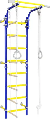 Produktbild von Wallbarz Family 2W Sprossenwand blau, EG-KSK-002B