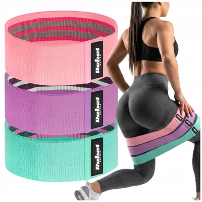 Produktbild von Rebel Hip Band Widerstandsbänder Set 3 Stück 27-55 kg Fitness