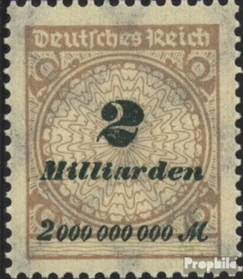 Produktbild von Briefmarken Deutsches Reich 1923 Mi 326A HT  Sprung im Korbdeckel gestempelt Korbdeckelmuster
