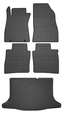 Obrázok produktu pre Gumové autokoberce SolidPRO + vaňa kufra DryZone pre: Nissan Pulsar C13 2014-2018 hatchback 5 ks