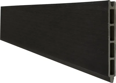Produktbild von Einzelprofil GroJa Solid 180 x 15 cm schwarz co-extrudiert