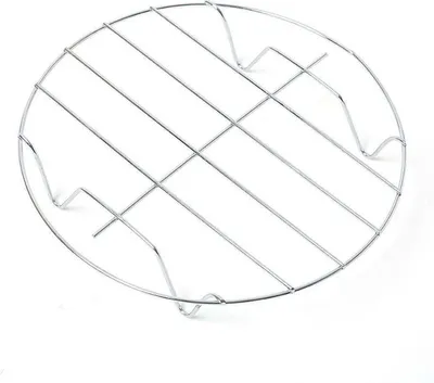 Grillroster rund Edelstahl 23 cm für Ofen & Mikrowelle