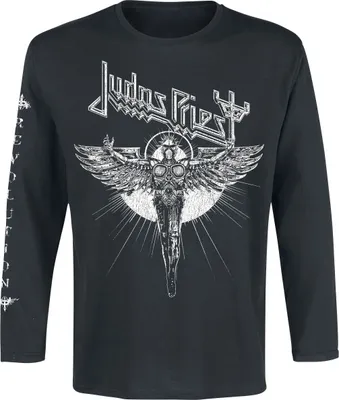 Produktbild von Judas Priest Langarmshirt Herren Revolution Album schwarz L