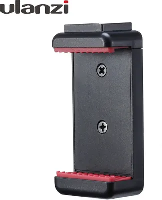 Produktbild von Ulanzi ST-07 Verstellbarer Telefonhalter Vlog-Telefonclip mit 1/4 Zoll Schraubenloechern Ausziehbarer Kaltschuh fuer 5,6-8,3 cm breites Smartphone fuer Stativ-LED-Lichtmikrofon
