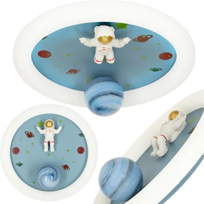 Obrázok produktu pre KIK KX3167 LED stmievateľné detské stropné svietidlo, 55 W, astronaut