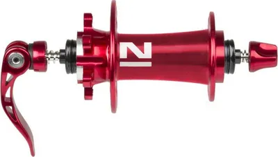 Produktbild von Novatec Vorderradnabe D791SB/A SUPERLIGHT 4in1, 32-Loch 6-Loch Disc, 5mm Schnellspanner, rot