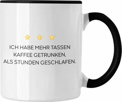Produktbild von Trendation - Lustige Tasse mit Spruch für Frauen Männer Arbeit Büro Lustig Tassen Becher mit Sprüchen Kollegin Geschenk Sarkasmus Kaffee (Schwarz)