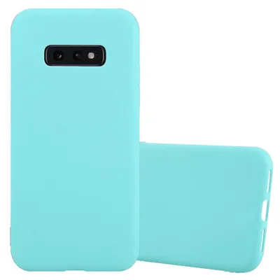 Produktbild von Cadorabo Hülle für Samsung Galaxy S10e Schutzhülle in Blau Handyhülle TPU Silikon Etui Case Cover