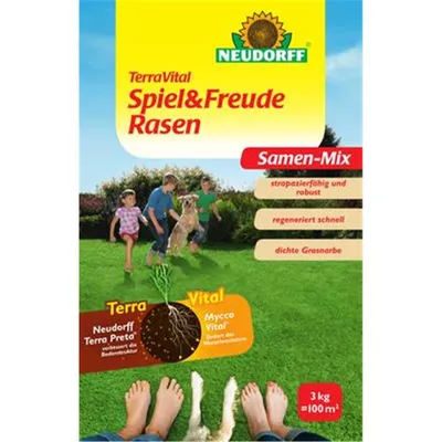 Zdjęcie produktu dla NEUDORFF - TerraVital Play & Joy Lawn - 3 kg