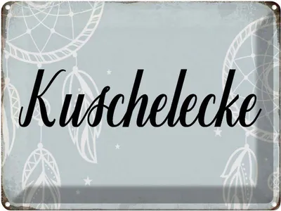 Produktbild von vianmo Blechschild 30x40 cm Kuschelecke
