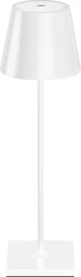 Produktbild von SIGOR Akku-Tischleuchte Nuindie 38cm schneeweiß rund 2,2W FlexMood 2200K/2700K IP54 Ra85 dimmbar