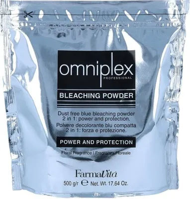 Produktbild von FarmaVita Omniplex Bleaching Powder 2 in 1, Pulver, 500 g, Beutel, Alle Haare
