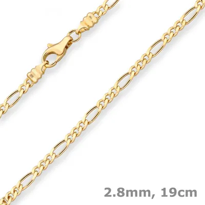 2-8mm-Armband-Figarokette-diamantiert-aus-750-Gelbgold-19cm