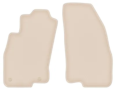 Produktbild von DURBAN Beige Velours-Fußmatten vorne für Fiat Punto EVO Schrägheck (1998-2012)