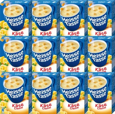 Produktbild von Erasco Heisse Tasse Käse-Cremesuppe 12er Pack (36 Beutel a 18g)